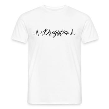 Apotheker Herzschlag Drogistin - Männer T-Shirt - Weiß - Vorne - AI Model Male 178 dark (178cm)