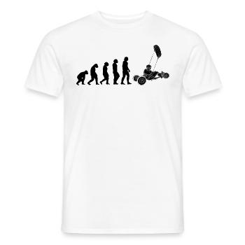 Strand-Kite Windracer Land-Kite Kite-Strandsegler - Männer T-Shirt - Weiß - Vorne - AI Model Male 178 dark (178cm)
