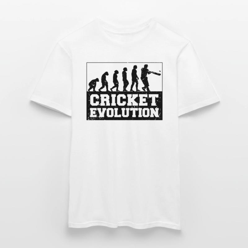 Cricketer Cricket-game Evolution Men's T-Shirt