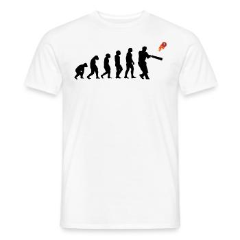 Kricketspieler Cricket-game Evolution - Männer T-Shirt - Weiß - Vorne - AI Model Male 178 dark (178cm)
