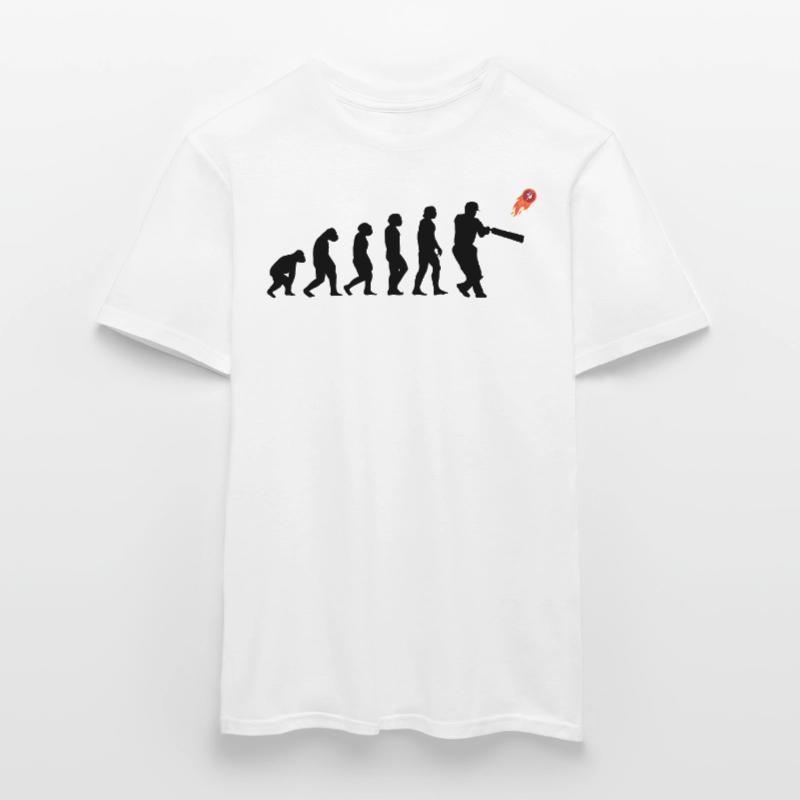 Cricketer Cricket-game Evolution Men's T-Shirt