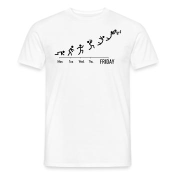 Basketballer Basketball-spieler Wochenende - Männer T-Shirt - Weiß - Vorne - AI Model Male 178 dark (178cm)