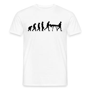 Paramedic Ambulance Emergency Sani - Men's T-Shirt - white - Front - AI Model Male 178 dark (178cm)
