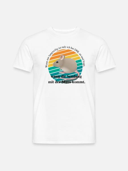 Wenn mir langweilig ist rufe ich bei DHL an und... - Männer T-Shirt - Weiß