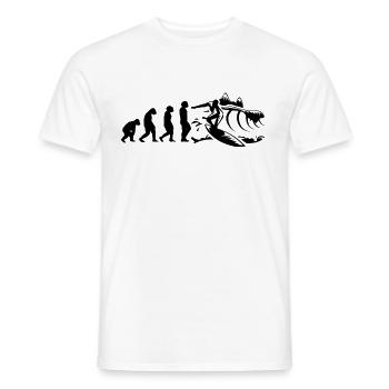 Surfer-Sport Evolution Surfer Planche de surf - T-shirt homme - blanc - Devant - AI Model Male 178 dark (178cm)