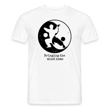 Qi-Gong Kampfkunst Chigong Meditation Thai-Chi - Männer T-Shirt - Weiß - Vorne - AI Model Male 178 dark (178cm)