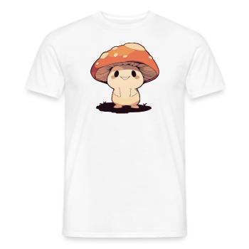 Champignons Cueilleurs de champignons Producteurs de champignons Joueurs de jeux - T-shirt homme - blanc - Devant - AI Model Male 178 dark (178cm)