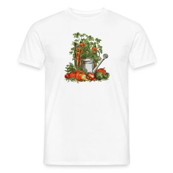 Gardener, Garden Plant, Hobby Gardener, Florist - Men's T-Shirt - white - Front - AI Model Male 178 dark (178cm)