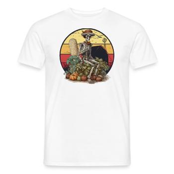 gardener, garden plants, funny gardener, - Men's T-Shirt - white - Front - AI Model Male 178 dark (178cm)