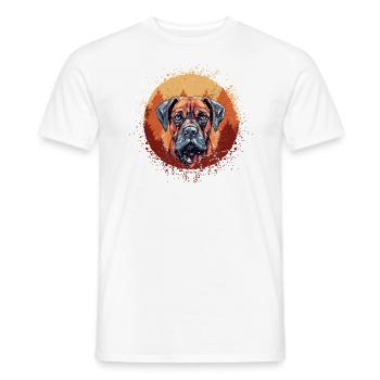 Boxer Dog Breed Boxer Dogs Accessories Dog Owners - Men's T-Shirt - white - Front - AI Model Male 178 dark (178cm)