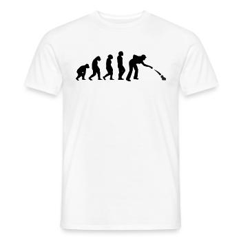Pétanque Boccia Boules de pétanque Joueurs de pétanque - T-shirt homme - blanc - Devant - AI Model Male 178 dark (178cm)