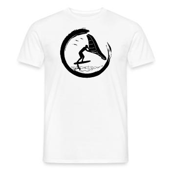 Wingfoil-Surfer Wingfoiling Hydrofoil Wing-Foiling - Männer T-Shirt - Weiß - Vorne - AI Model Male 178 dark (178cm)