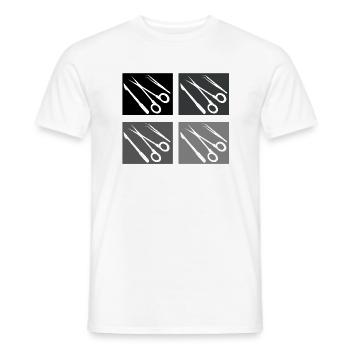 Chirurgisch-technischer Assistent Chirurg - Männer T-Shirt - Weiß - Vorne - AI Model Male 178 dark (178cm)