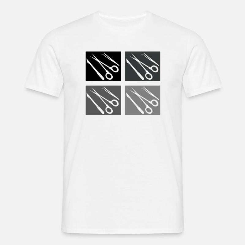 Chirurgisch-technischer Assistent Chirurg - Männer T-Shirt - Weiß