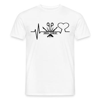 Chirurgisch-technischer Assistent Chirurg - Männer T-Shirt - Weiß - Vorne - AI Model Male 178 dark (178cm)