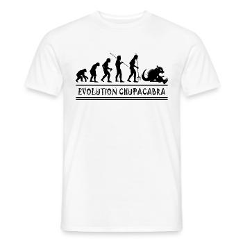 Cryptozoologists Chupacabra Creatures Evolution - Men's T-Shirt - white - Front - AI Model Male 178 dark (178cm)