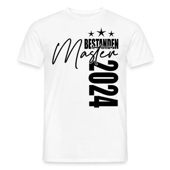 Master 2024 - Männer T-Shirt - Weiß - Vorne - AI Model Male 178 dark (178cm)