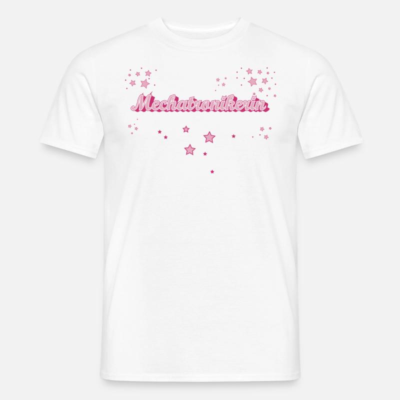 KFZ-Schrauber Abschluss-Geschenk Mechatronikerin - Männer T-Shirt - Weiß