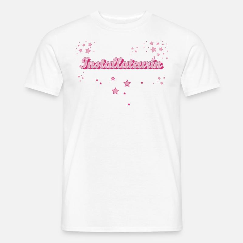 Klempner Abschluss-Geschenk Installateurin - Männer T-Shirt - Weiß