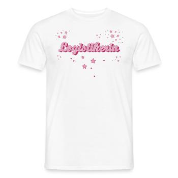 Logistik Abschluss-Geschenk Logistikerin - Männer T-Shirt - Weiß - Vorne - AI Model Male 178 dark (178cm)