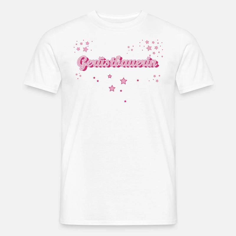 Gerüstler Abschluss-Geschenk Gerüstbauerin - Männer T-Shirt - Weiß