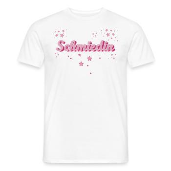 Schmied Abschluss-Geschenk Handwerker Schmiedin - Männer T-Shirt - Weiß - Vorne - AI Model Male 178 dark (178cm)