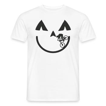 VTT VTT Vélo BMX VTT - T-shirt homme - blanc - Devant - AI Model Male 178 dark (178cm)