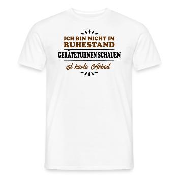 Retraité Retraité Gymnaste - T-shirt homme - blanc - Devant - AI Model Male 178 dark (178cm)