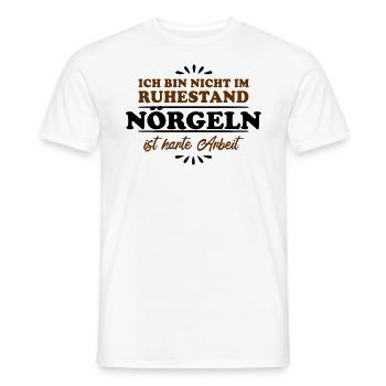 Retraités Retraités Retraités Retardataires - T-shirt homme - blanc - Devant - AI Model Male 178 dark (178cm)