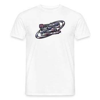 Hardcore Rave Music Raver EDM DJ House Music - Men's T-Shirt - white - Front - AI Model Male 178 dark (178cm)