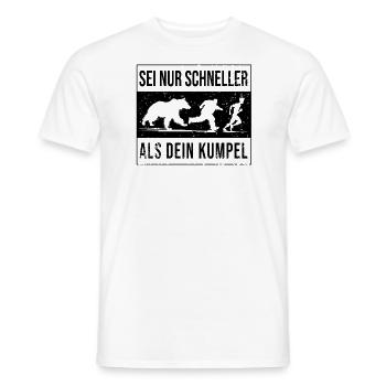 Photographes Nature Faune Camping Camping-cars Randonnée - T-shirt homme - blanc - Devant - AI Model Male 178 dark (178cm)
