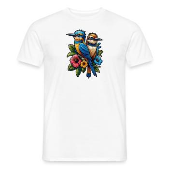 Éleveur d’oiseaux Ornithologue Ornithologue Ornithologue - T-shirt homme - blanc - Devant - AI Model Male 178 dark (178cm)