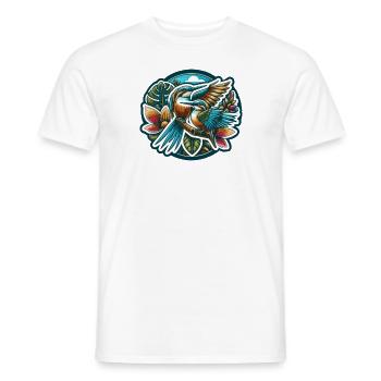 Éleveur d’oiseaux Ornithologue Ornithologue Ornithologue - T-shirt homme - blanc - Devant - AI Model Male 178 dark (178cm)