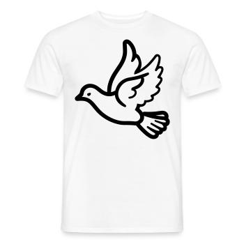 Dove - Men's T-Shirt - white - Front - AI Model Male 178 dark (178cm)