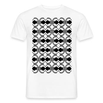 Aufwändig - Männer T-Shirt - Weiß - Vorne - AI Model Male 178 dark (178cm)