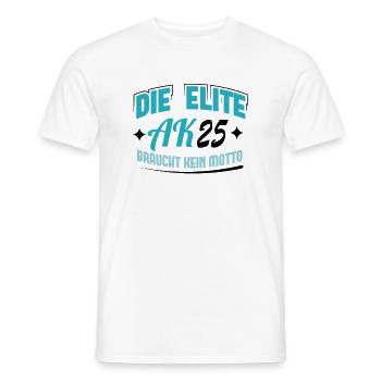 Promotion 2025 Diplôme d’études secondaires Matura - T-shirt homme - blanc - Devant - AI Model Male 178 dark (178cm)