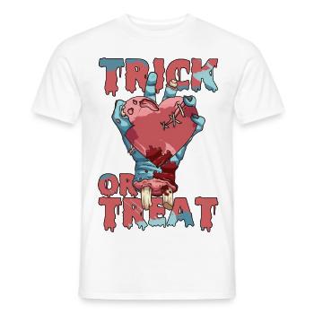 Trick or Treat - Men's T-Shirt - white - Front - AI Model Male 178 dark (178cm)
