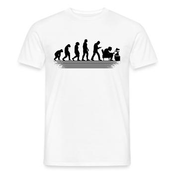 Bonsai plantes bonsai-arbre Evolution Bonsai - T-shirt homme - blanc - Devant - AI Model Male 178 dark (178cm)