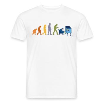 Aquarium Fische Aquarien Aquaristik Evolution - Männer T-Shirt - Weiß - Vorne - AI Model Male 178 dark (178cm)