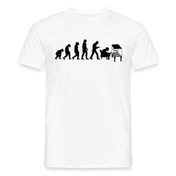 Aquarium Fische Aquarien Evolution Aquarium - Männer T-Shirt - Weiß - Vorne - AI Model Male 178 dark (178cm)