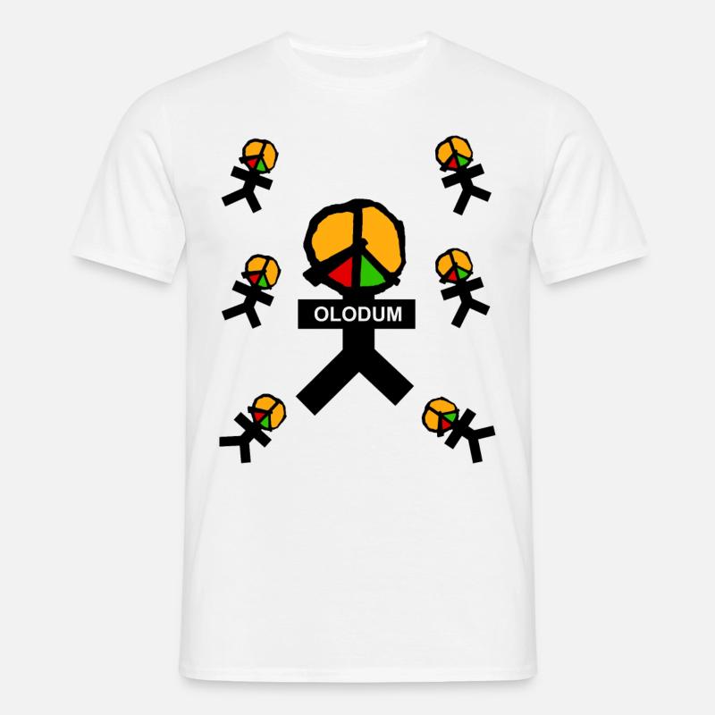 OLODUM Samba - T-shirt til herrer - hvid