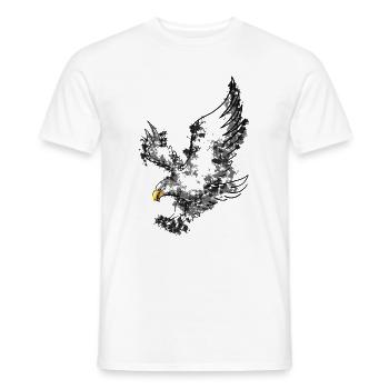 Adler - Männer T-Shirt - Weiß - Vorne - AI Model Male 178 dark (178cm)