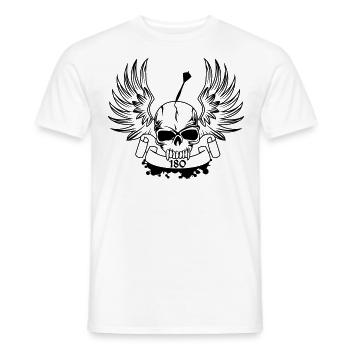 Dart 180 - Männer T-Shirt - Weiß - Vorne - AI Model Male 178 dark (178cm)