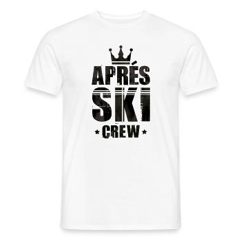 Apres ski crew - Männer T-Shirt - Weiß - Vorne - AI Model Male 178 dark (178cm)