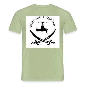 Schwerter zu Zapfhähnen - Männer T-Shirt - Sage - Vorne - AI Model Male 178 light (178cm)