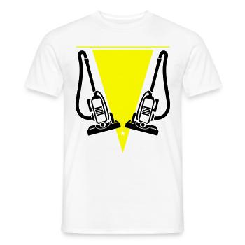 Vacuum Cleaner Cleaning Company - Men's T-Shirt - white - Front - AI Model Male 178 dark (178cm)