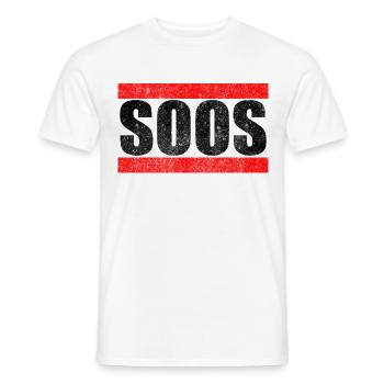 Soos Sees Saas Youtube-Kacke Detlef Davis Geschenk - Männer T-Shirt - Weiß - Vorne - AI Model Male 178 dark (178cm)