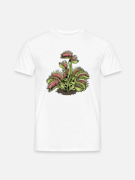 Carnivorous Plant Venus Flytrap - Men's T-Shirt - white