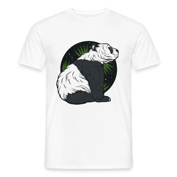 Pandabär - Männer T-Shirt - Weiß - Vorne - AI Model Male 178 dark (178cm)