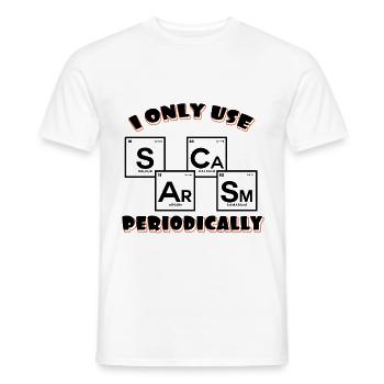 chimiste - T-shirt homme - blanc - Devant - AI Model Male 178 dark (178cm)